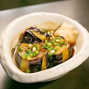 多汁的炸茄子