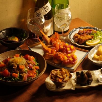 12월 한정!송년회에 추천 음료 무제한 2H부착 <겨울의 이나리 사치 코스> 6,000엔*8분 이상 요 상담