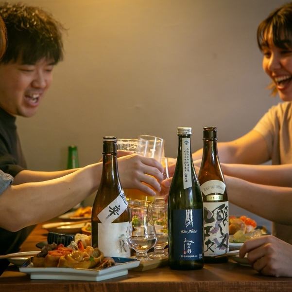 日本酒飲み比べ