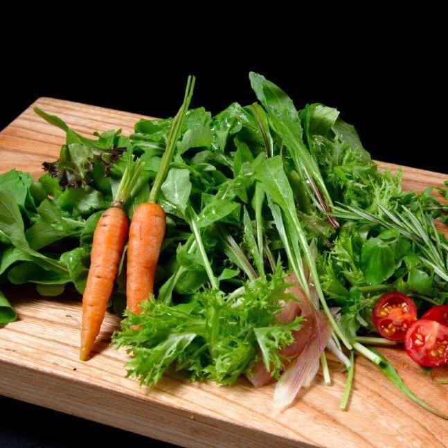 今天由蔬菜商精心挑選的時令蔬菜沙拉，讓您的膳食變得健康◎
