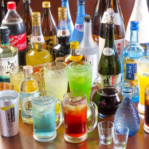 The all-you-can-drink option also has a wide variety of choices!