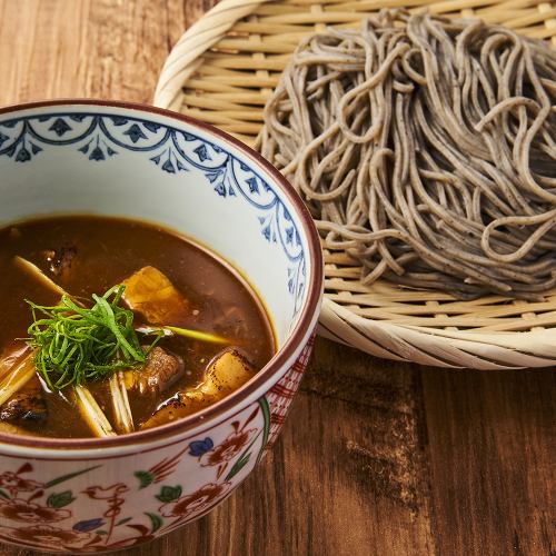 炙り煮豚のカレーつけ汁そば