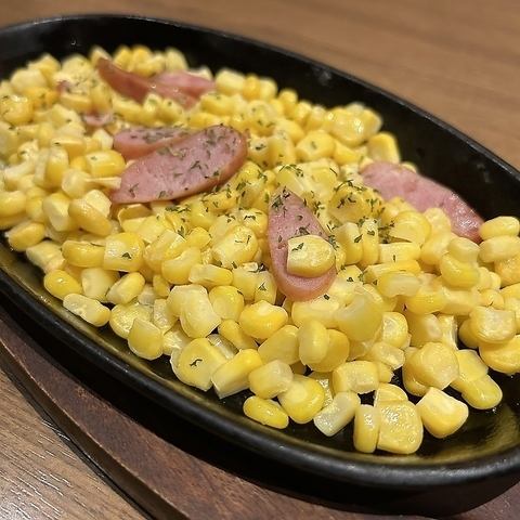 鉄板コーンバター