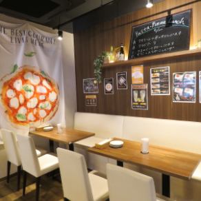 Tables can also be joined together! Large groups are also welcome!