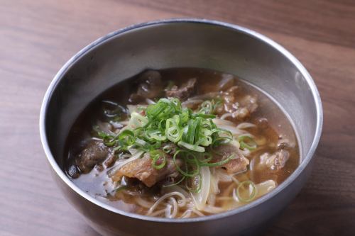 Beef tendon and green onion with ponzu sauce