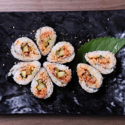 Minced meat kimbap