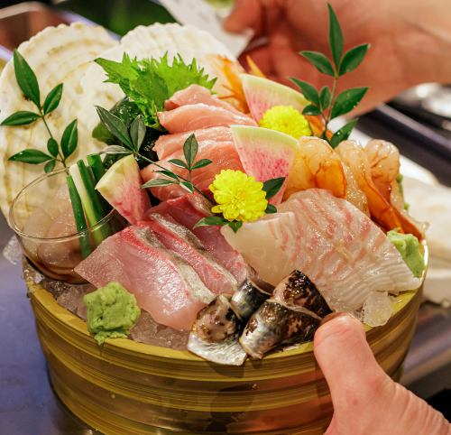 【新鮮な魚を味わうなら☆】1人前から頼めるお刺身を存分にお楽しみくださいませ！