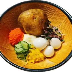 混ぜて食べるあったか明太ポテトサラダ