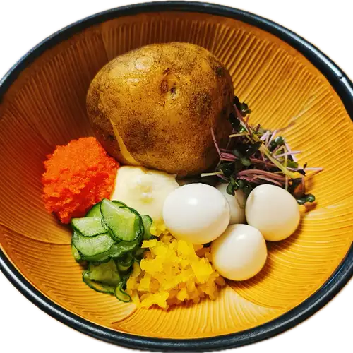 混ぜて食べるあったか明太ポテトサラダ