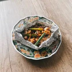 イカわたといか軟骨のホイル焼き