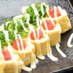 [Popular with plenty of umami! Once you eat it, you will want to eat it again! You can also put it in the course ♪] Mentaiko omelet roll