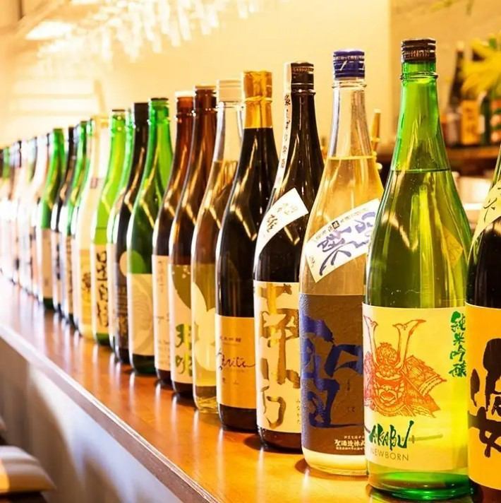 お酒好きにたまらない！利き酒師の店長が厳選した日本酒焼酎が◎