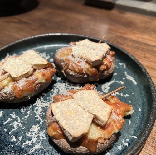 寅王椎茸の醤油麹チーズ焼き