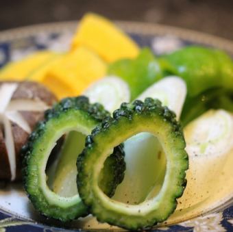 沖縄県産焼き野菜盛り合わせ