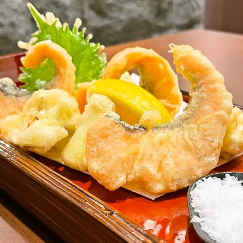 Seasonal fish and vegetable tempura
