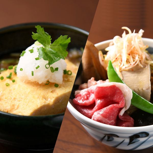 Specialty!! Soba restaurant's dashimaki omelet/Specialty!! Meat tofu