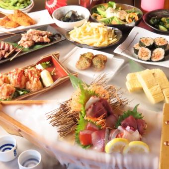 【7・8月／金・土・祝前限定】季節のおばんざいコース5,000円（税込）120分飲放題付♪