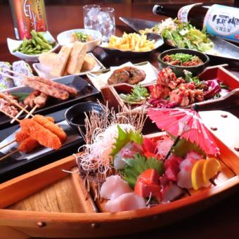 【7・8月】季節のおばんざいコース4,000円(税込)120分飲放題付♪