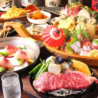【9・10月】選べるメイン☆季節コース5,000円（税込）120分飲放付♪