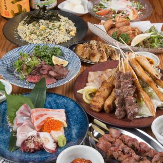 A bargain course with all-you-can-drink for 100 minutes ☆ You can enjoy their prized yakitori! Starting at 5,500 JPY (incl. tax)