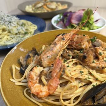 【ランチ限定！】 選べるパスタランチ　1,200円(税抜)