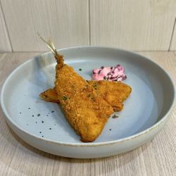 揚げたてアジフライ 自家製タルタルと：1尾