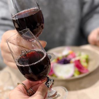 ソムリエ厳選ワイン！ハイボールなど、、飲み放題120分制延長あり！！