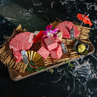 必食の逸品！宮崎牛の豪華盛り合わせ