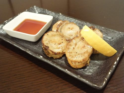 Butter grilled scallop