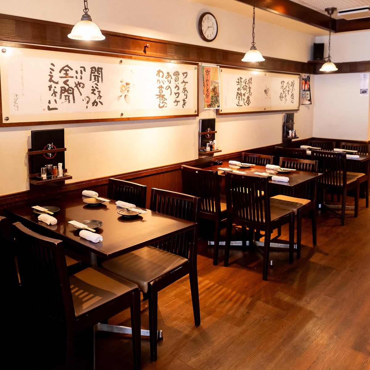 Private rooms available for up to 28 people. Single diners are also welcome.