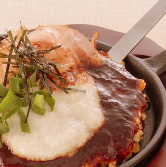 Kyoto okonomiyaki with grated yam
