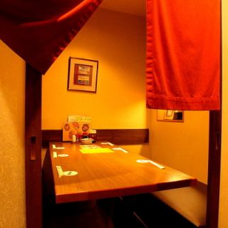 少人数でお使いいただける半個室です♪