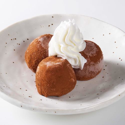 ココアだいふくアイス/ホットク バニラアイス添え