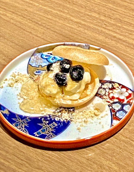 黒豆とクリームチーズの最中