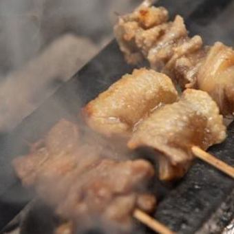 90分鐘暢飲套餐（含水炊套餐）新年特惠！享受水炊及熟成嫩雞串【3種烤雞串+4道菜】