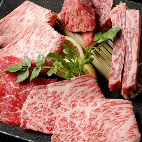 Assortment of 5 Kinds of Specially Selected Japanese Black Beef for 1 Person