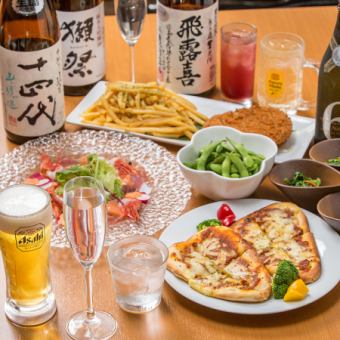 [Casual Course] 7 dishes Perfect for everyday parties or impromptu drinking parties. All-you-can-drink for only 2,542 yen!