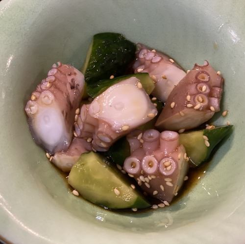 島ダコぶつ切りポン酢和え
