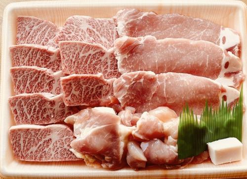 2.一鉄特製　国産牛焼肉セット　4~5人前　1000g  自家製タレ付　《1日前の予約制》