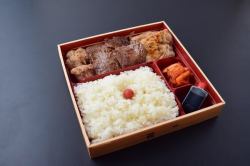 8.岐阜縣特產「三種烤肉便當」加米飯