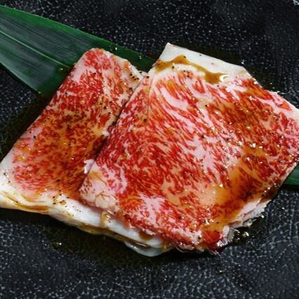 【A5级牛肉】本店推荐。最好的千层酥腰肉。