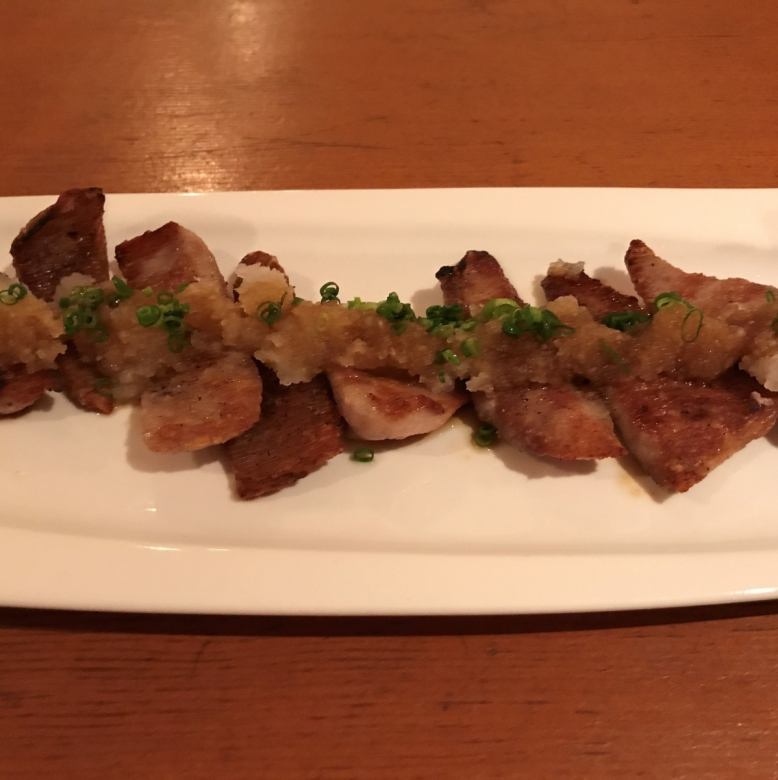 [Rokuyama Kogen Pork] Grilled Pork ~Grated Ponzu~
