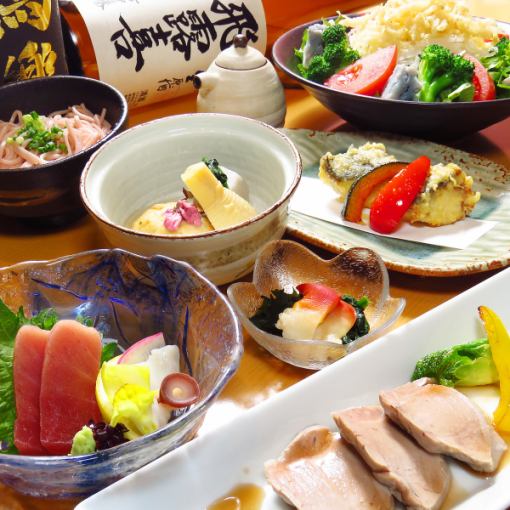 Wasabi banquet★Chef's recommendation!2H all-you-can-drink included 10 dishes 7,000 yen (tax included)☆