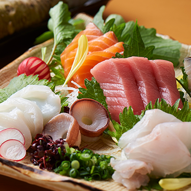 Outstanding freshness! Leave it to us for sashimi, sashimi and tempura