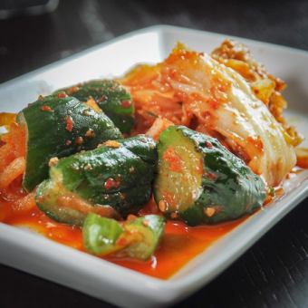2 kinds of kimchi