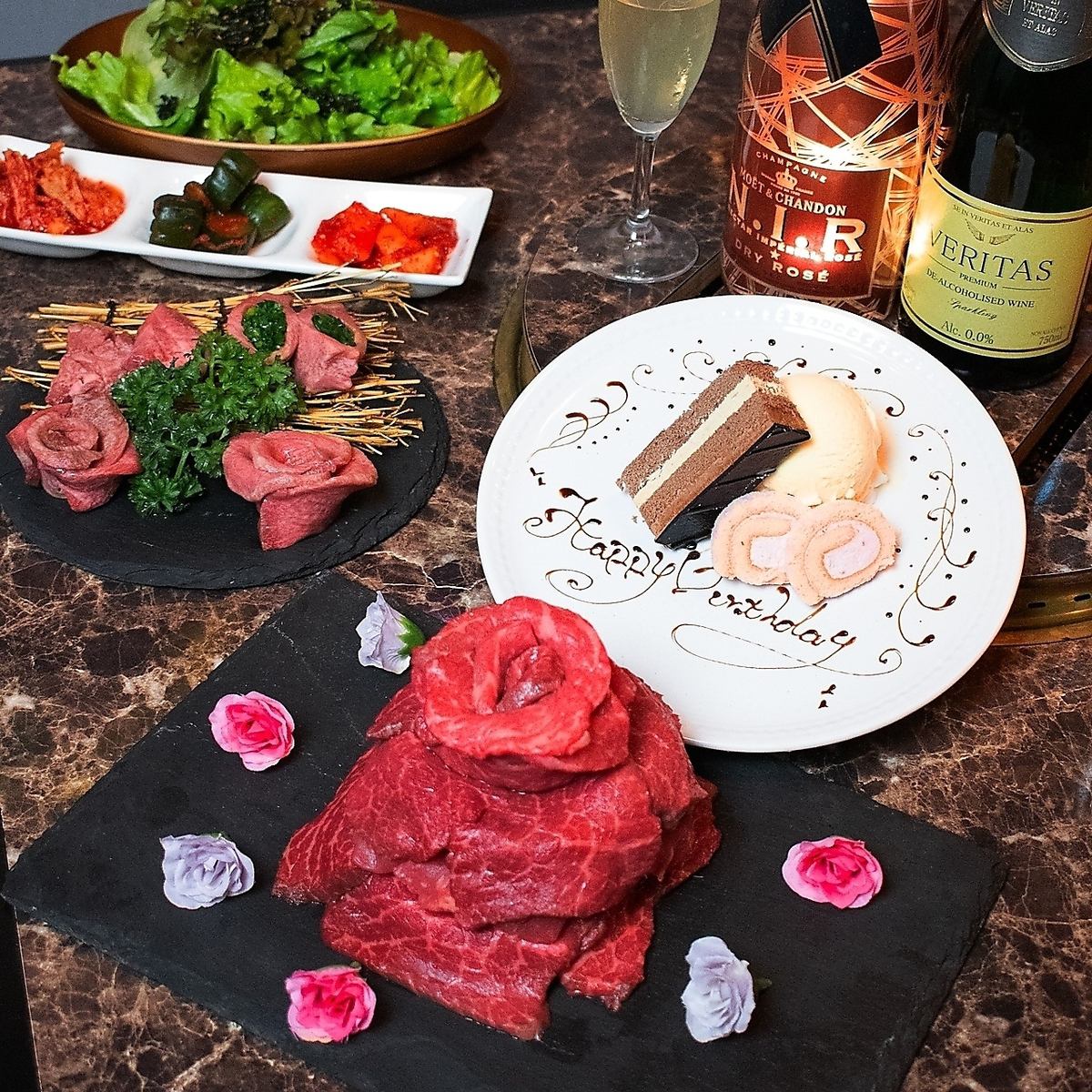 【炭火焼肉10×LAMBORBEEF】記念日もおすすめ