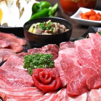 For a welcome party! [2 hours all-you-can-drink included] 14 dishes including a platter of two carefully selected dishes and a whole skirt steak in a jar for 6,000 yen