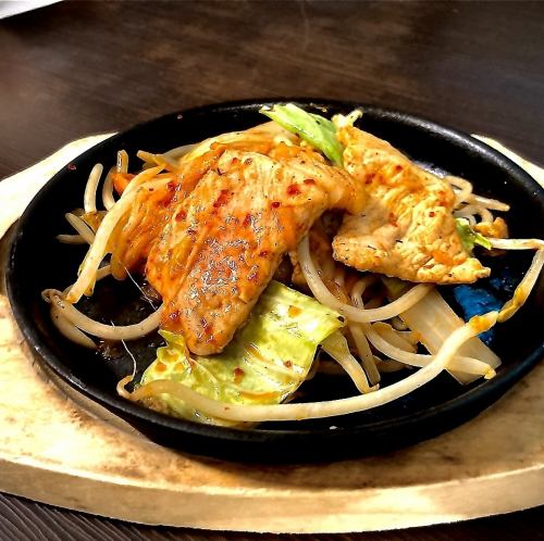 Stir-fried Jabami Pork with Kanzuri Kimchi