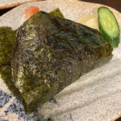 Niigata Prefecture Koshihikari rice ball (with miso soup and pickles)