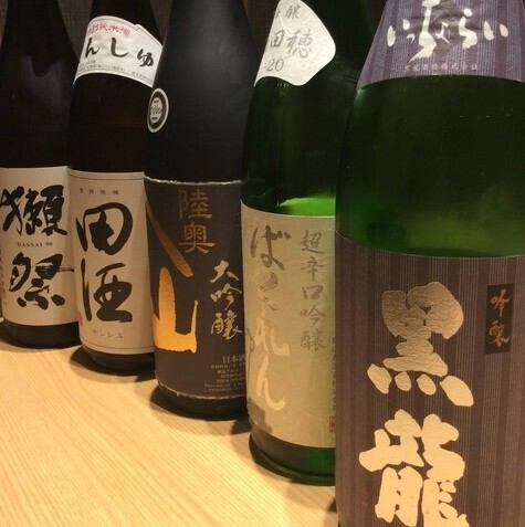 15種類以上の地酒をご用意